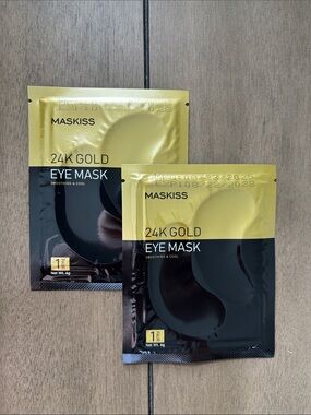 MASKISS 24K Gold Eye Mask – 2 Packs